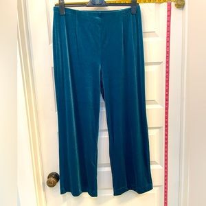 Chico’s Timeless boot cut velveteen pants - teal-aqua 2R -L